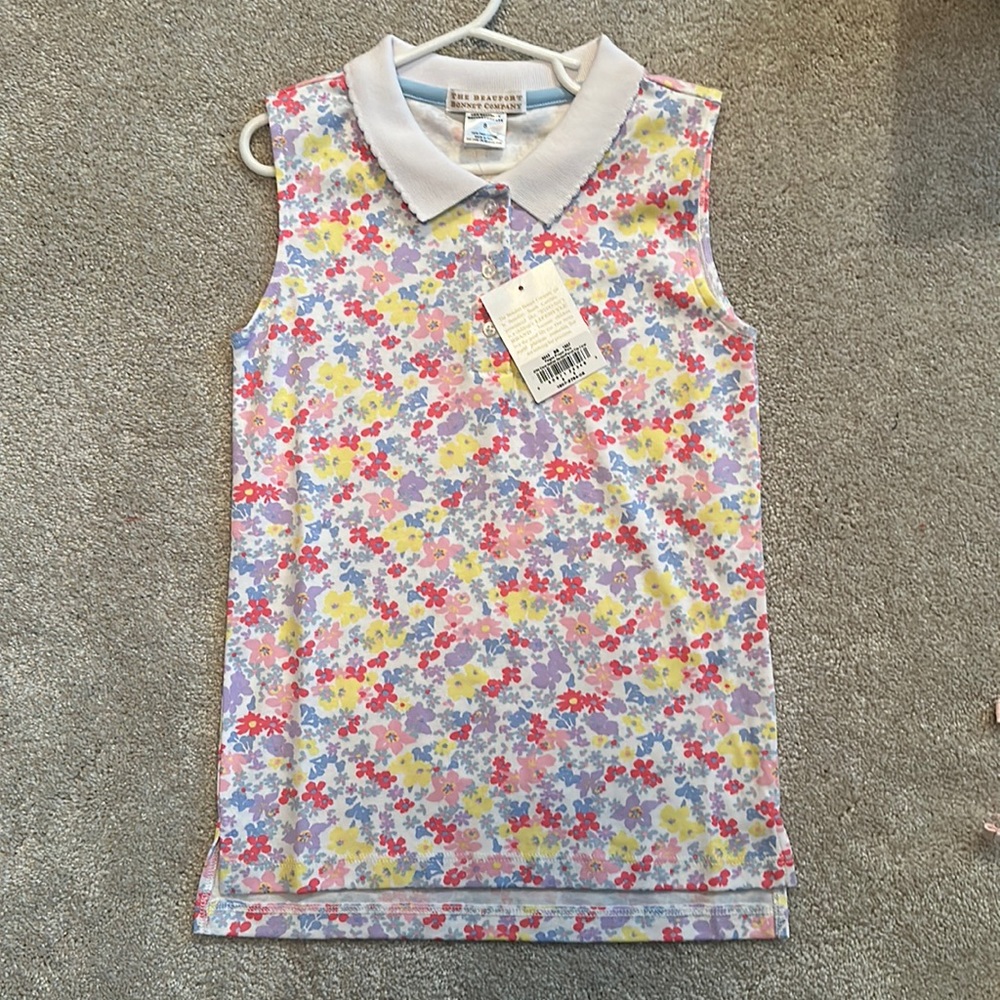 The Beaufort bonnet company Paige's proper polo size 8 NWT